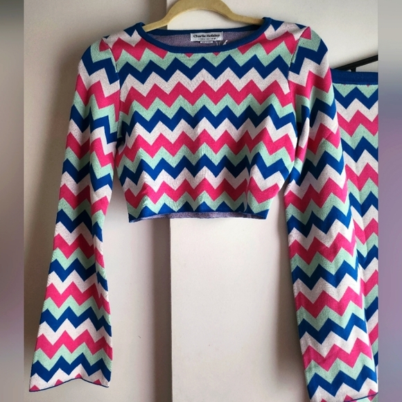 NWT Charlie Holiday 2 Pieces Set Candice Maxi Skirt and Top Size US 4 - Picture 10 of 12